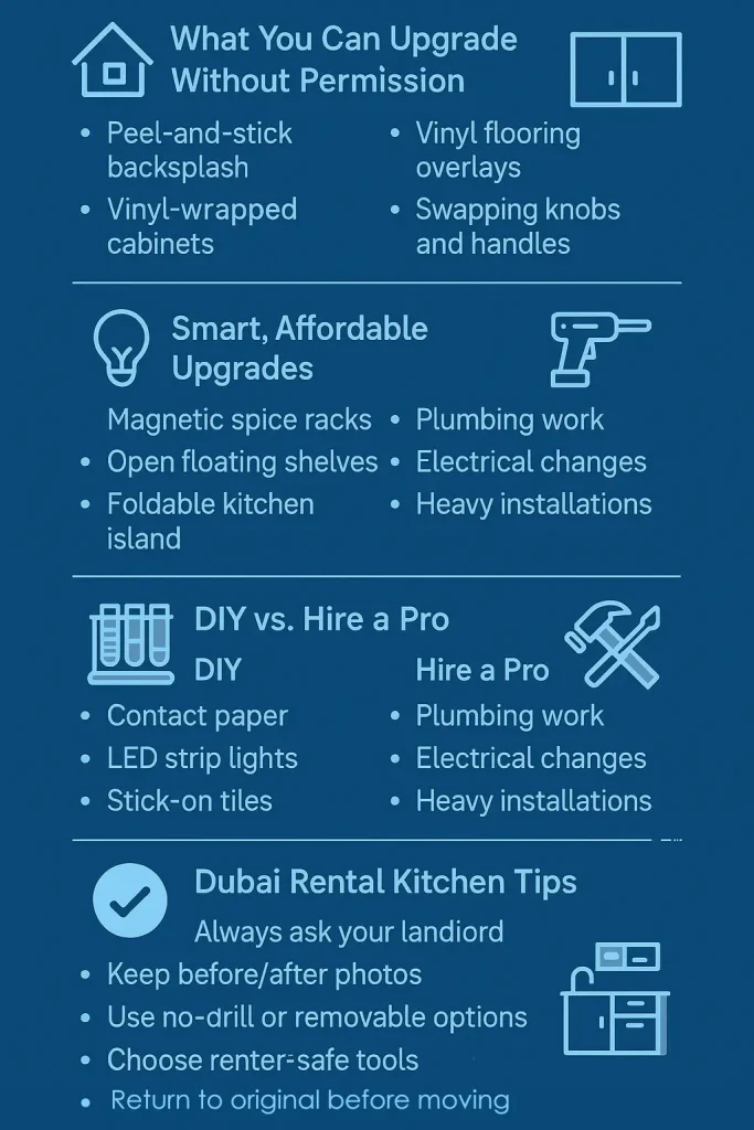 renter friendly kitchen renovations